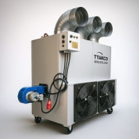 هیتر کابنتی گرمایش قدرتمند و سریع فضاهای صنعتی