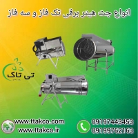 جت هیتر برقی فن دار 18 کیلووات | جت هیتر برقی مرغداری و سالن قارچ