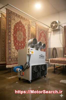 هیتر کابینتی تی تاک | گرمایش یکنواخت، ایمن و صنعتی