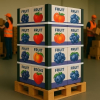 فروش نبشی پلاستیکی بسته‌بندی | محافظ گوشه پالت و کارتن صادراتی