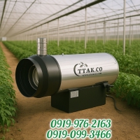 جت هیتر گازی دودکش‌دار تی‌تاک | گرمایش صنعتی و مطمئن گلخانه‌ها